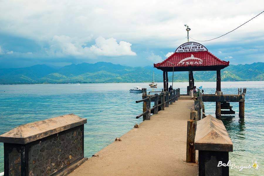 Attracco Fast Boat a Gili Air