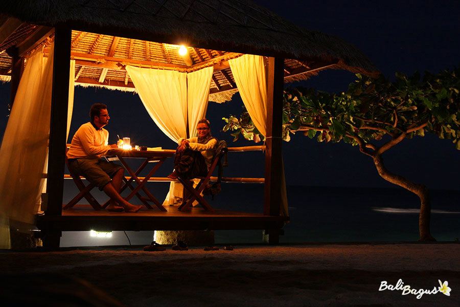 Jeeva Klui Senggigi cabana per cene romantiche